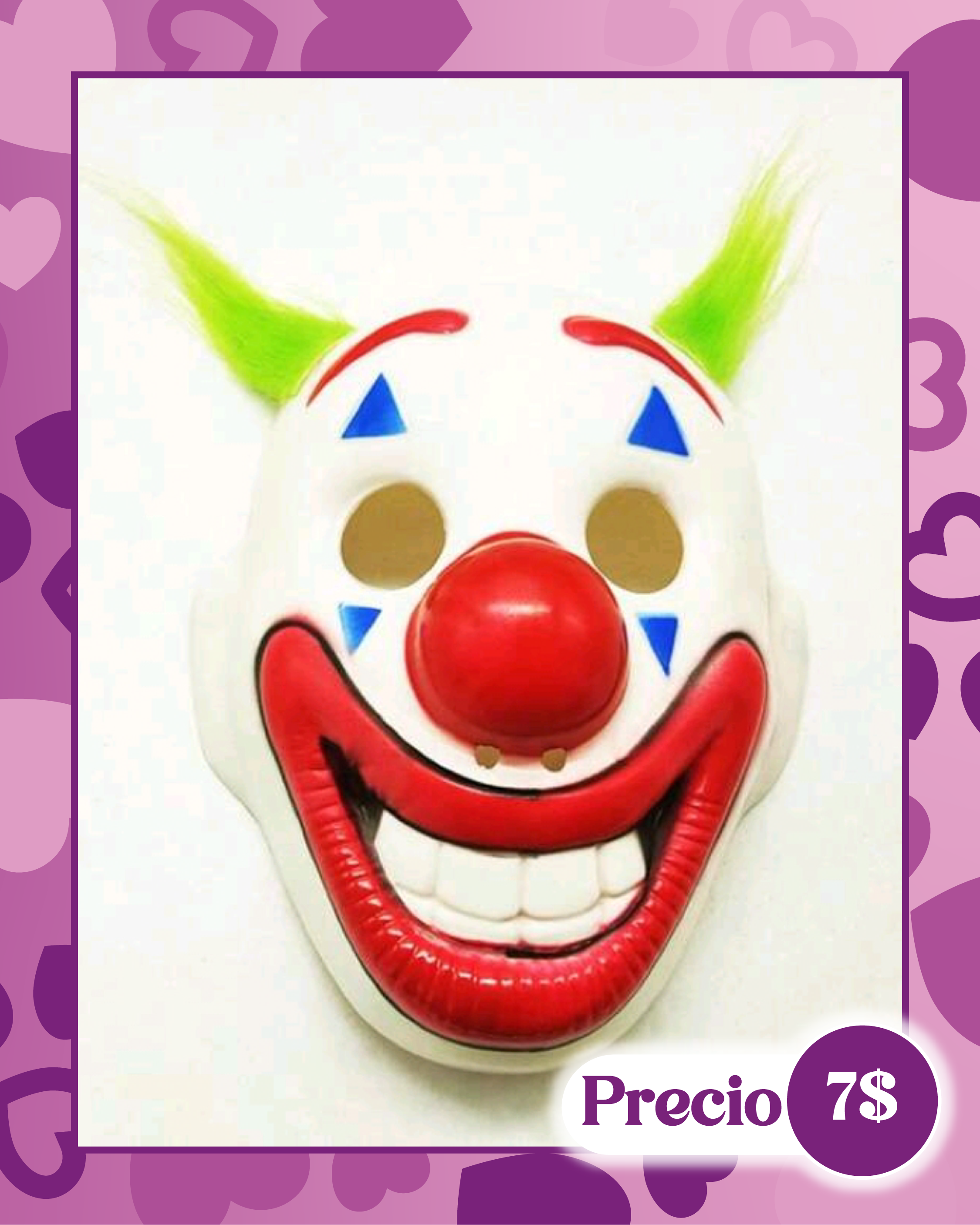 Mascara Payaso Joker Halloween