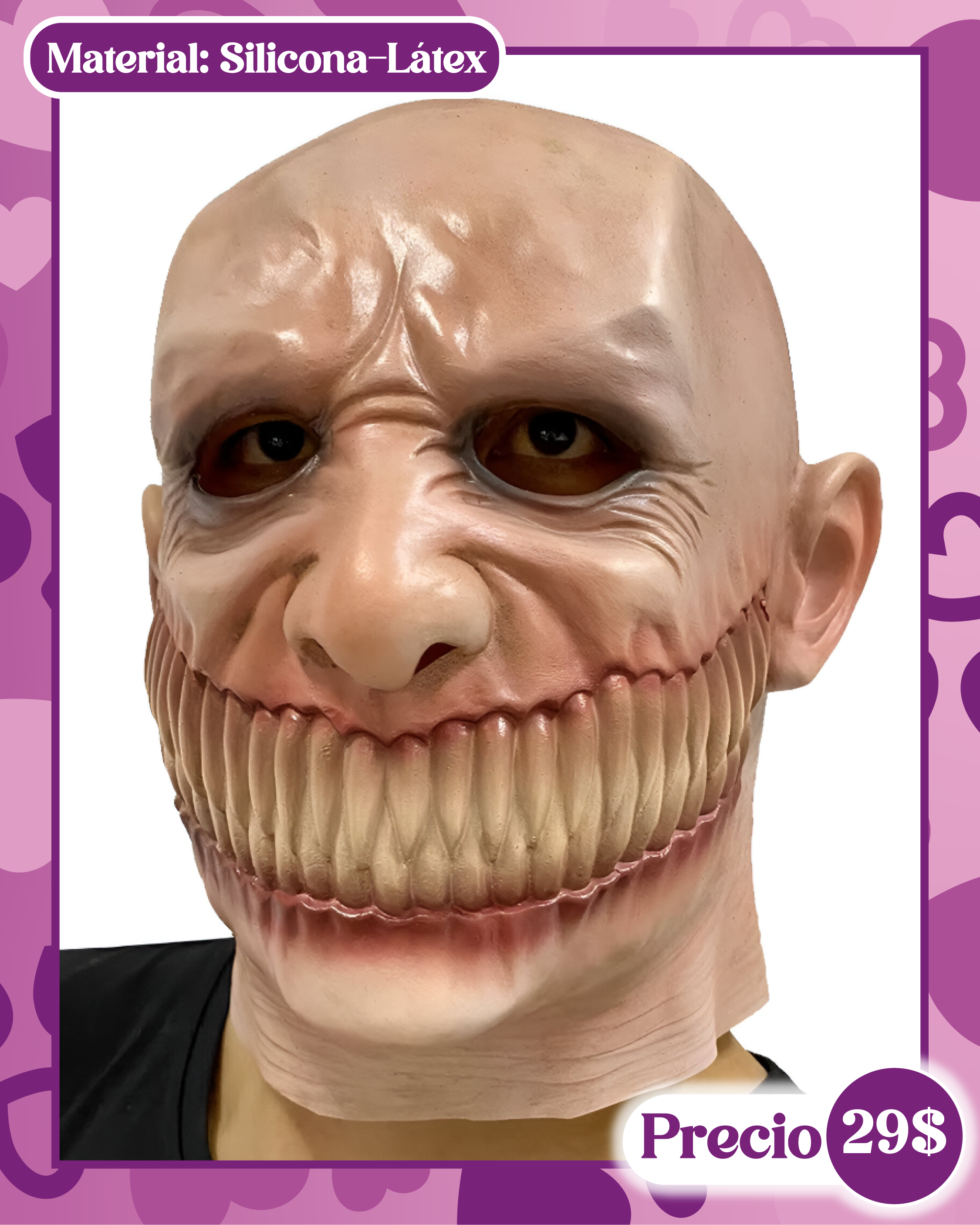 Mascara Halloween Latex de Dientes